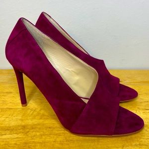 Vince Camuto Rallien Sude Peep Toe Pump Heels